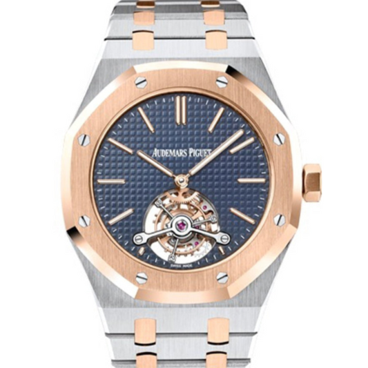 Audemars Piguet Royal Oak 41mm Blue Dial Pink Gold & Stainless Steel Bracelet 26517SR.OO.1220SR.01