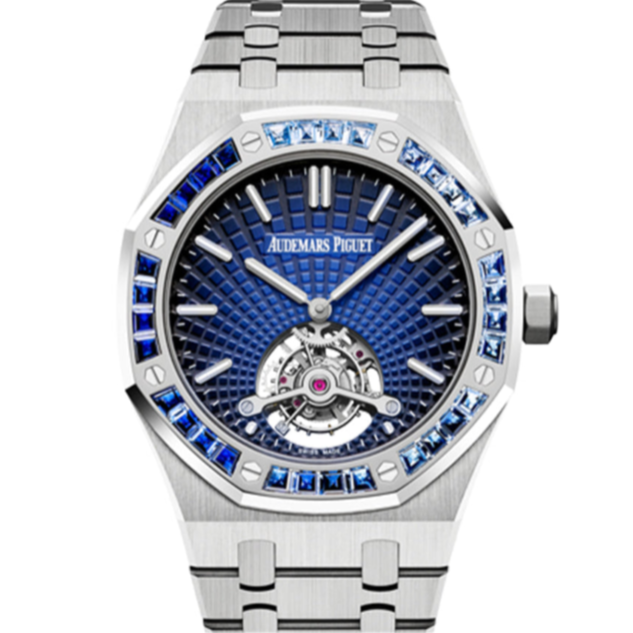 Audemars Piguet Royal Oak Sapphire 41mm Blue Dial Platinum 26521PT.YY.1220PT.01