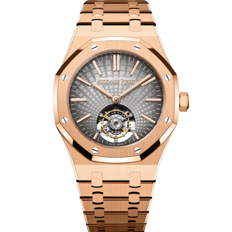 Audemars Piguet Royal Oak 41mm Smoked Grey Dial Pink Gold 26530OR.OO.1220OR.01