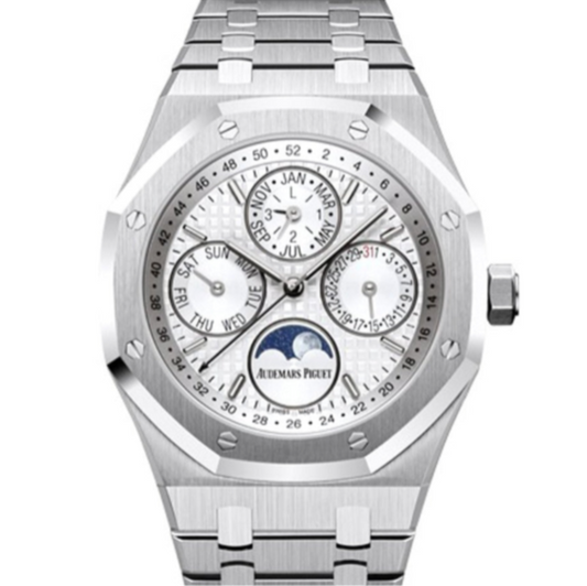 Audemars Piguet Royal Oak Perpetual Calendar 41mm White Dial Stainless Steel Bracelet 26574ST.OO.1220ST.01