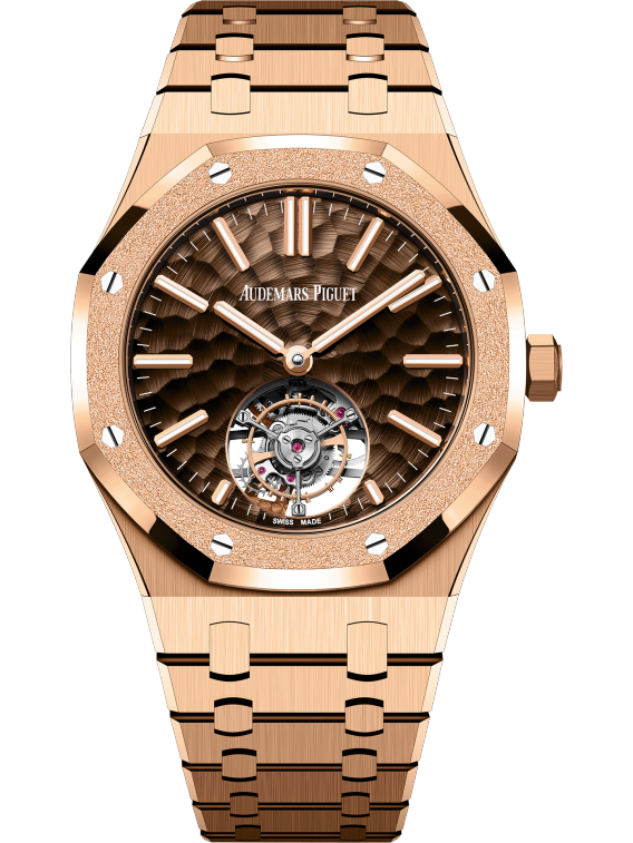 Audemars Piguet Royal Oak Flying Tourbillion Rose Gold 41mm Brown Dial 26730OR.GG.1320OR.01