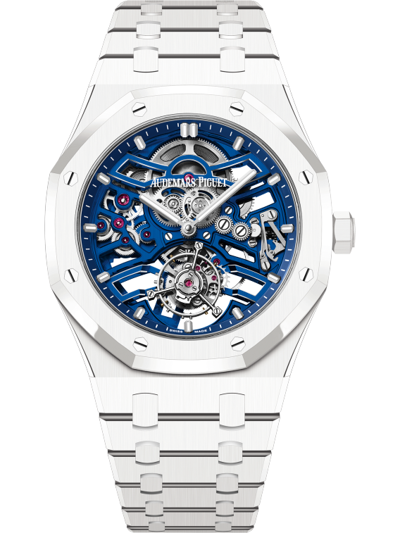 AUDEMARS PIGUET ROYAL OAK FLYING TOURBILLON OPENWORKED WATCH | 26735CB.OO.1225CB.99
