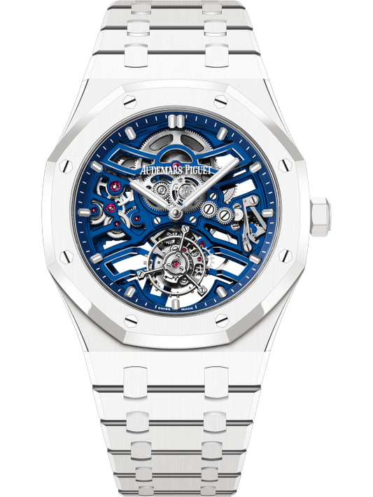AUDEMARS PIGUET ROYAL OAK FLYING TOURBILLON OPENWORKED WATCH | 26735CB.OO.1225CB.99