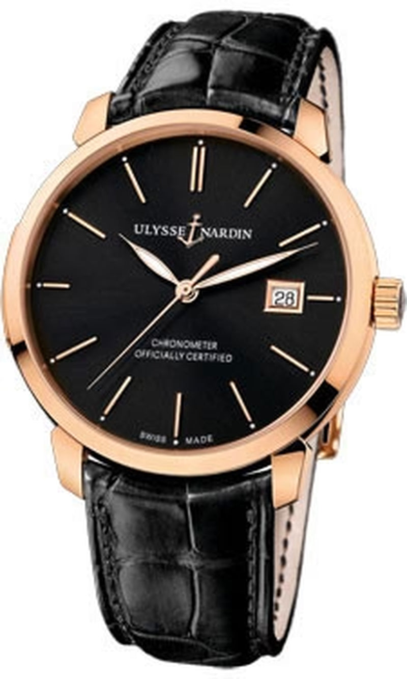 '- Classico Automatic - Rose Gold - Leather Strap