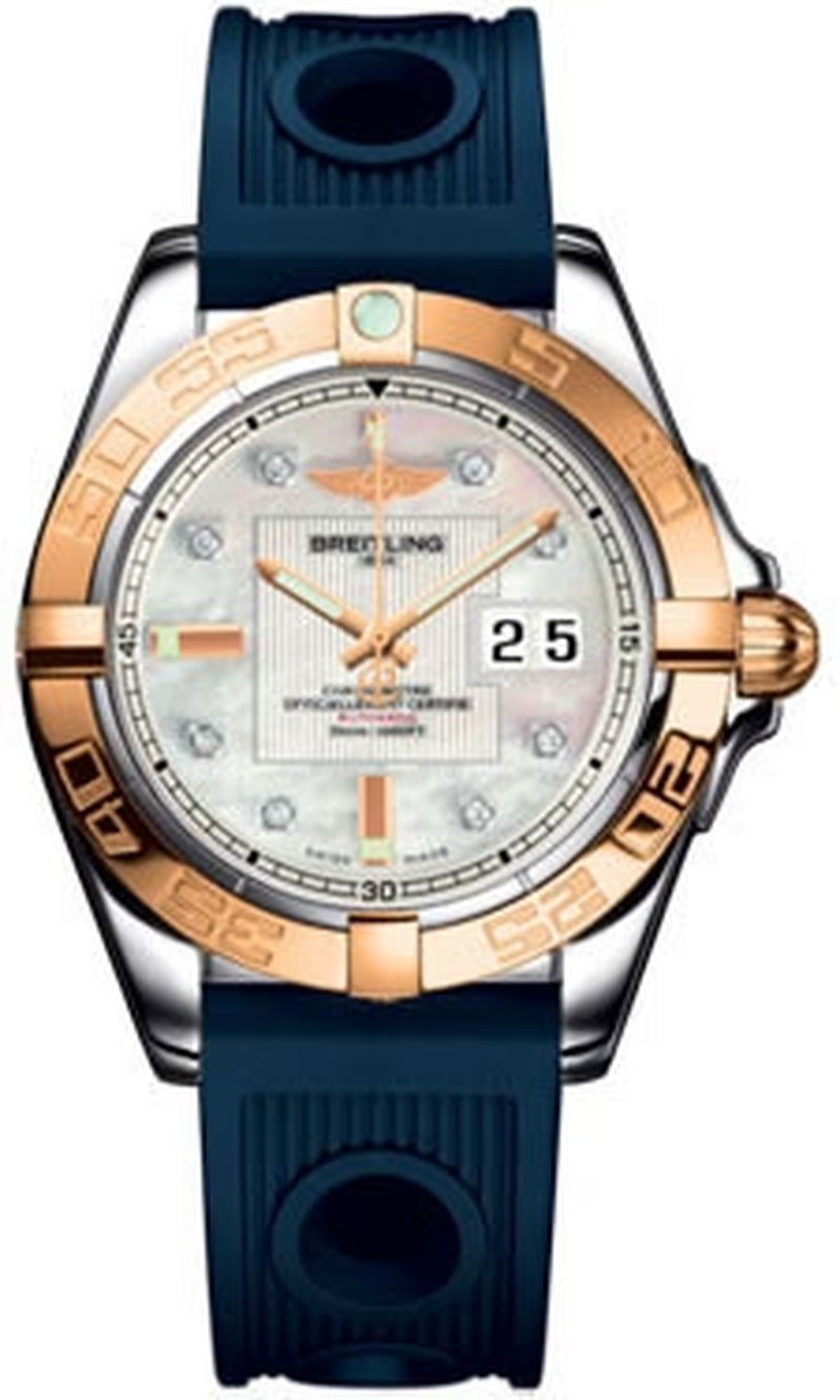 '- Galactic 41 Steel-Rose Gold - Ocean Racer Strap