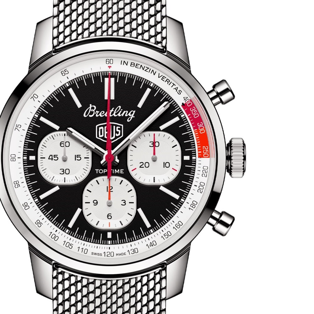 Unworn Breitling Top Time B01 Deus Ref# AB01765A1B1A1, box and papers