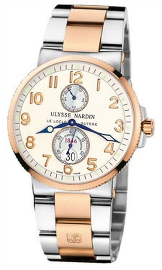 '- Marine Chronometer 41Mm - Stainless Steel and Rose Gold