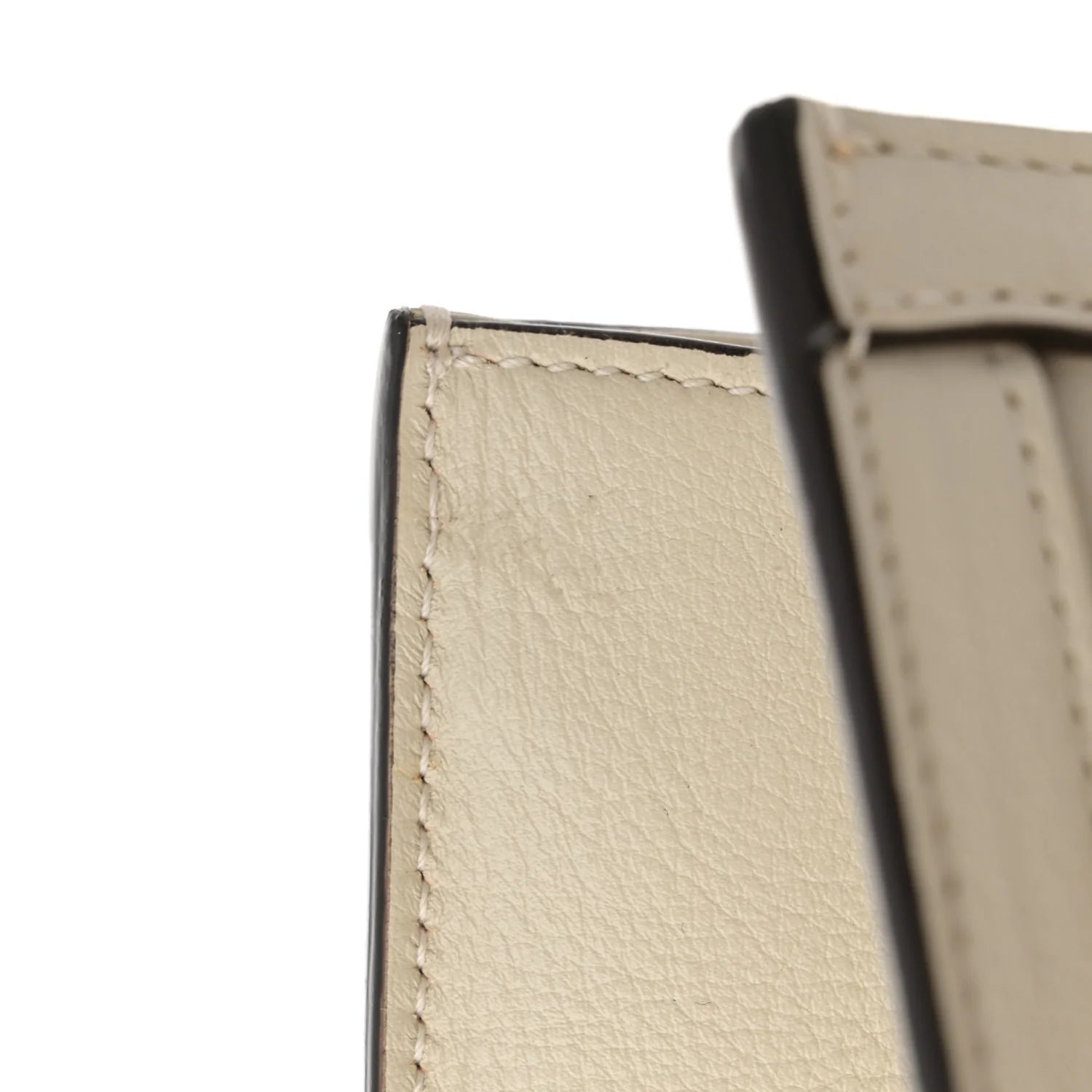 Wonka Grain Calfskin Mini Diana Tote Bag Mystic White