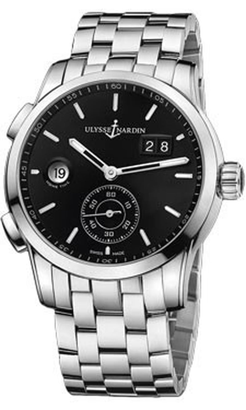 '- Dual Time Manufacture - Stainless Steel - Bracelet