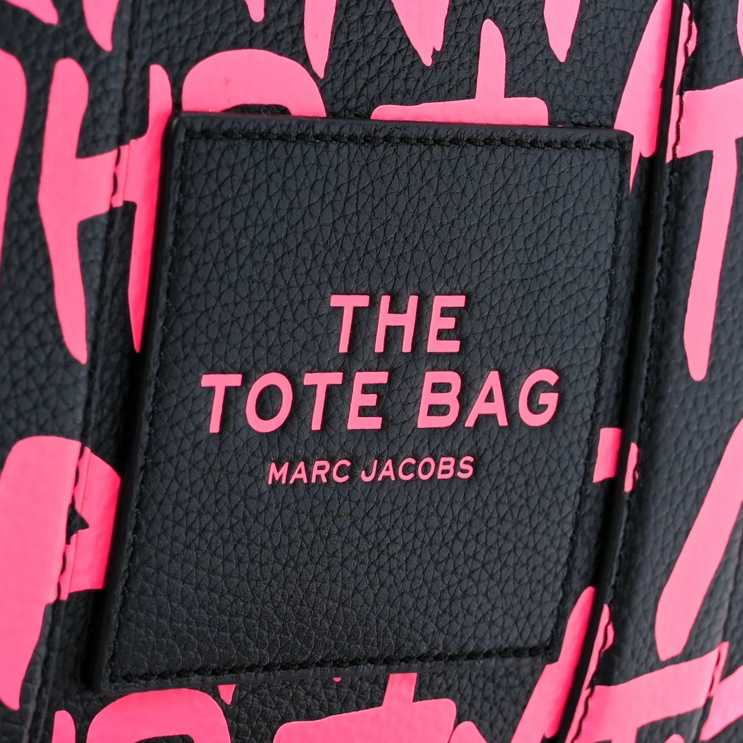 X STEPHEN SPROUSE Grained Calfskin Medium the Tote Bag Pink