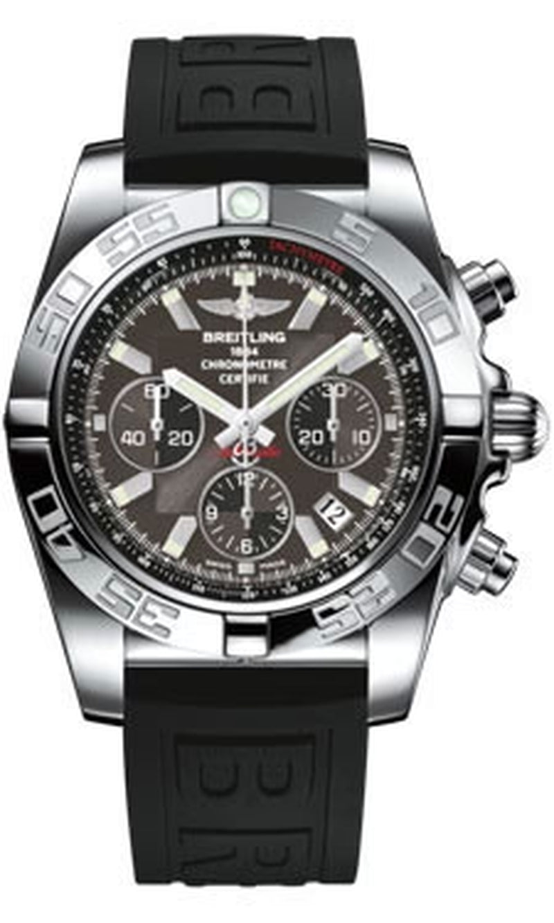'- Chronomat 44 Steel Polished Bezel - Diver Pro III Strap
