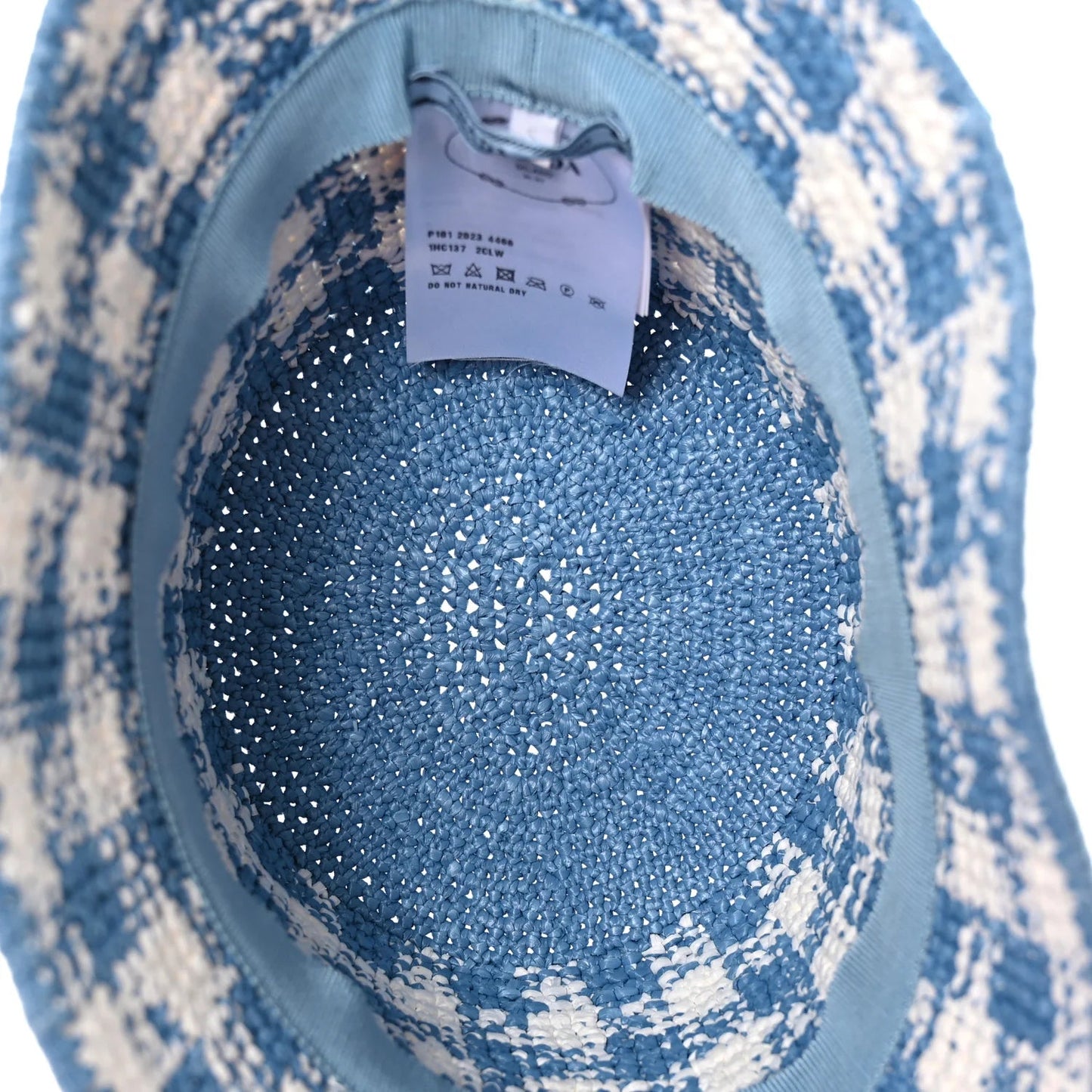 Yarn Raffia Effect Crochet Triangle Bucket Hat S Celeste