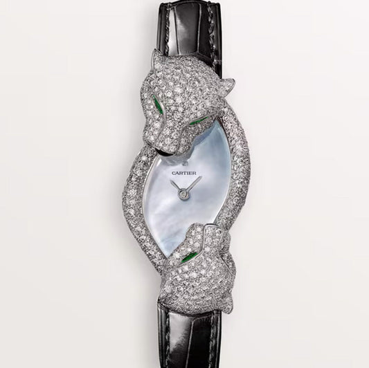 Cartier Panthere 45mm Blue Mother of Peal Dial HPI01477