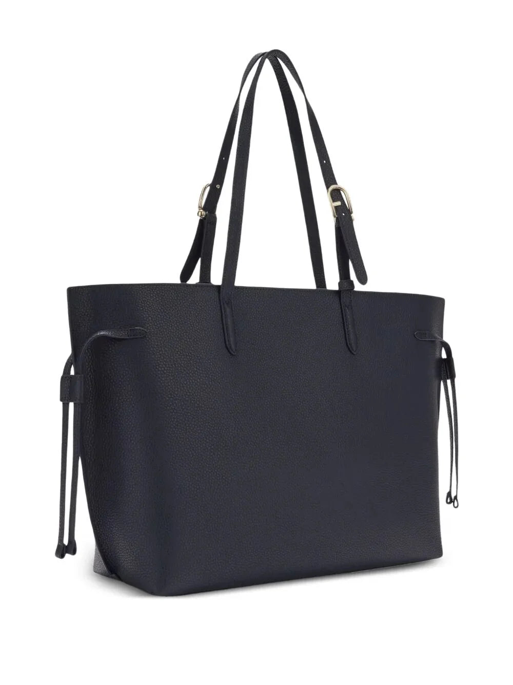 " AVA" CALF LEATHER LARGE TOTE with ZIP BAG