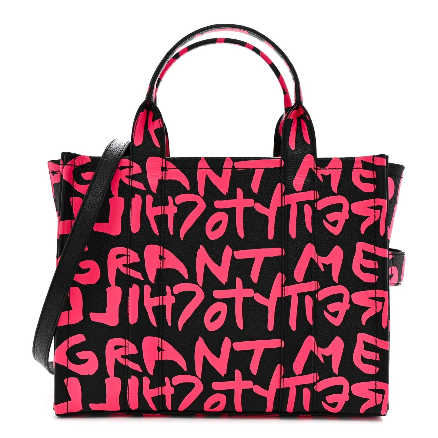 X STEPHEN SPROUSE Grained Calfskin Medium the Tote Bag Pink