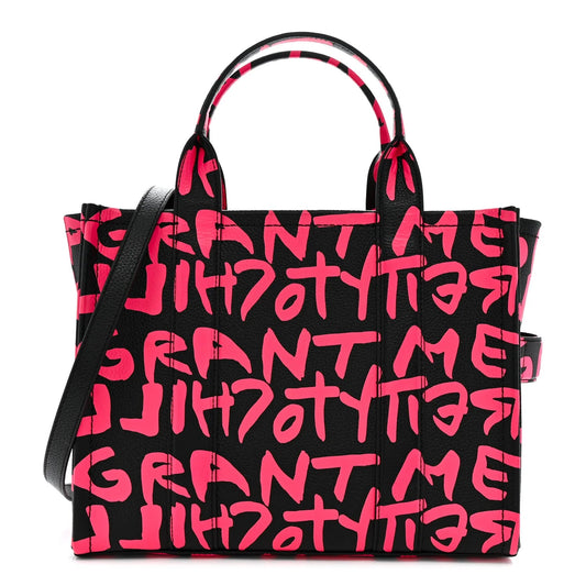 X STEPHEN SPROUSE Grained Calfskin Medium the Tote Bag Pink