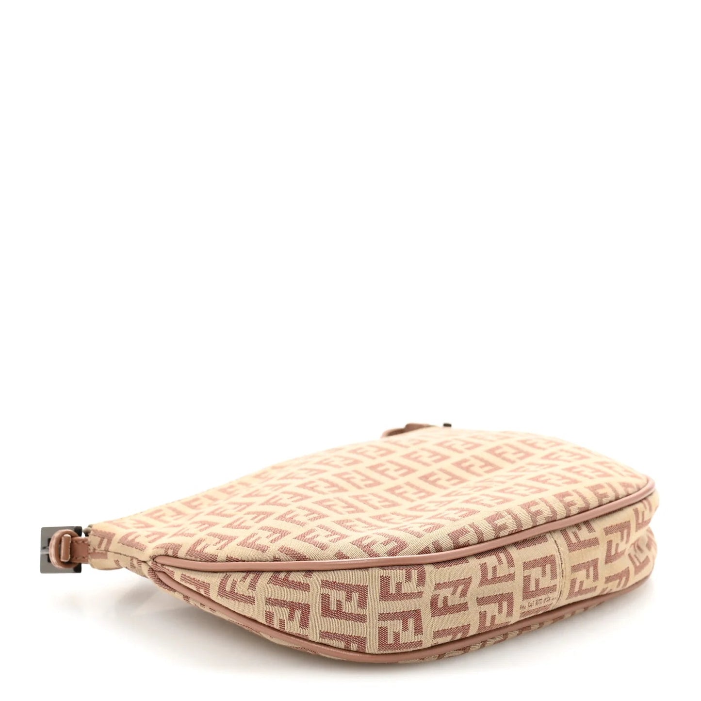 Zucchino Vitello Pochette Beige Bruciato Bois De Rose
