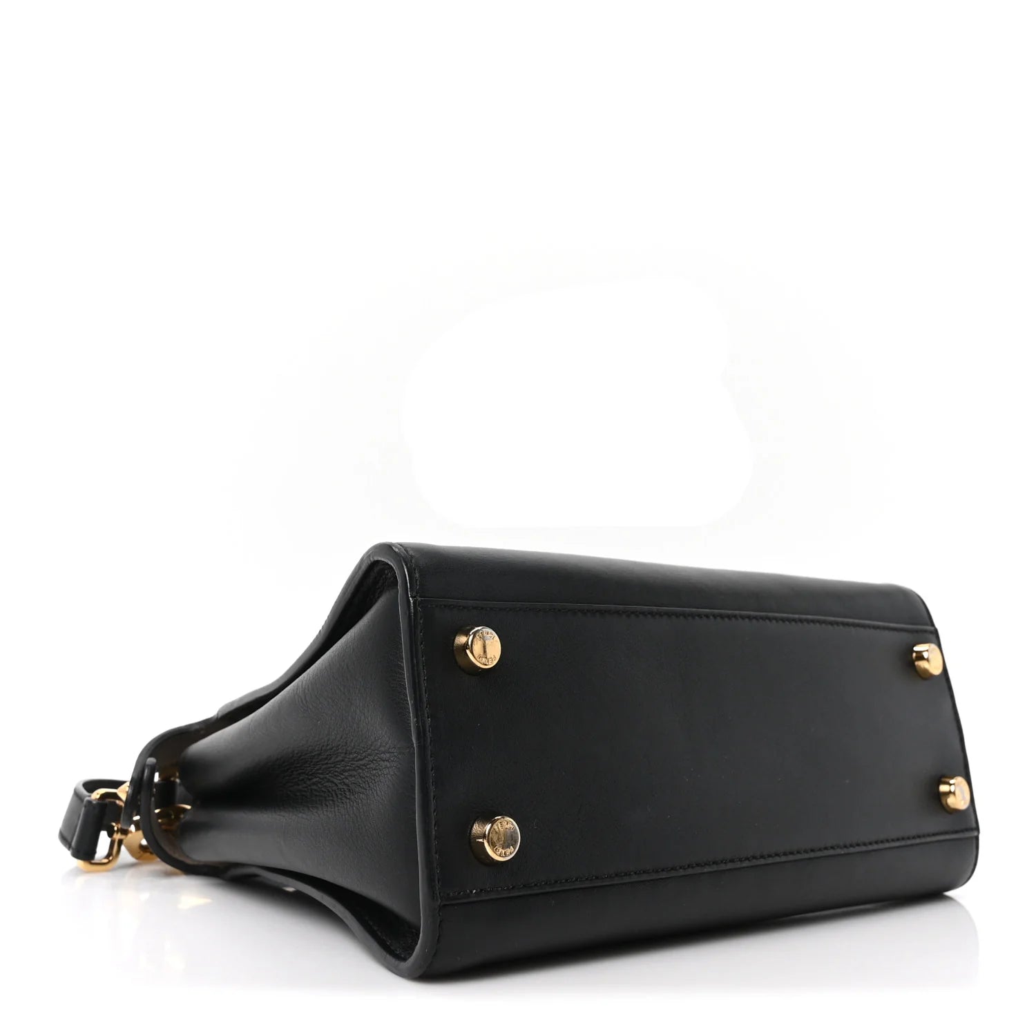 Vitello Tahiti Burro Medium Peekaboo Iconic Essentially Satchel Black Corda