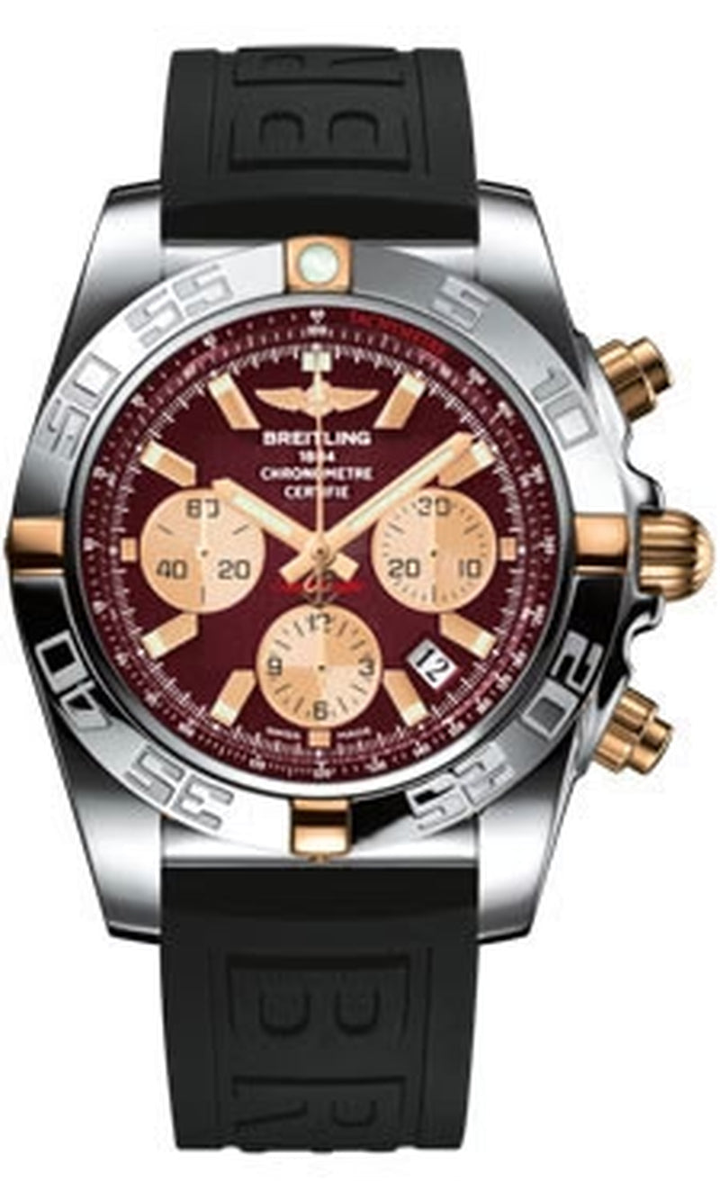 '- Chronomat 44 Two-Tone Polished Bezel - Diver Pro III Strap