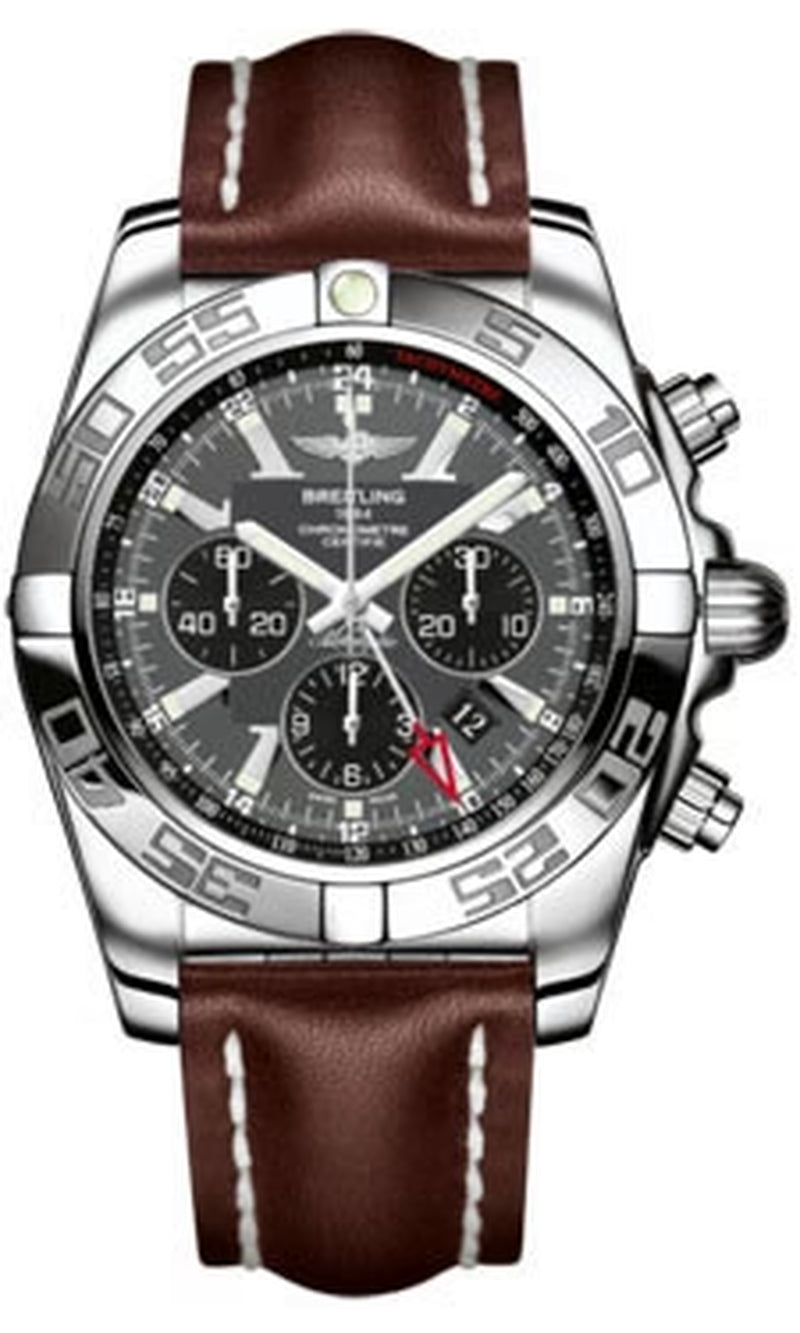 '- Chronomat GMT Leather Strap