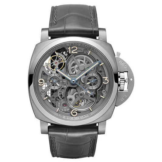 '- Lo Scienziato - Luminor 1950 Tourbillon GMT Titanio