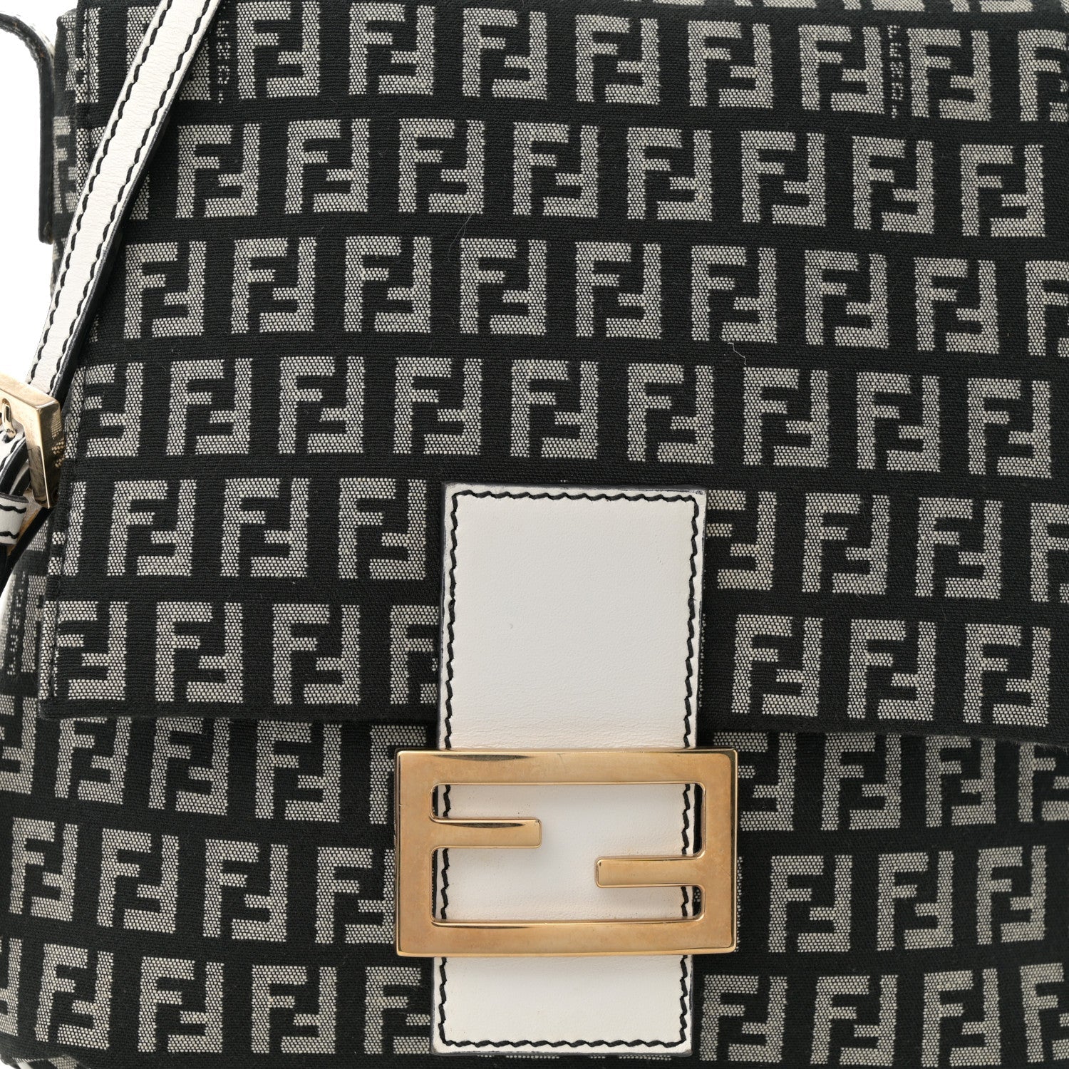 Zucchino Tube Messenger Bag Black White