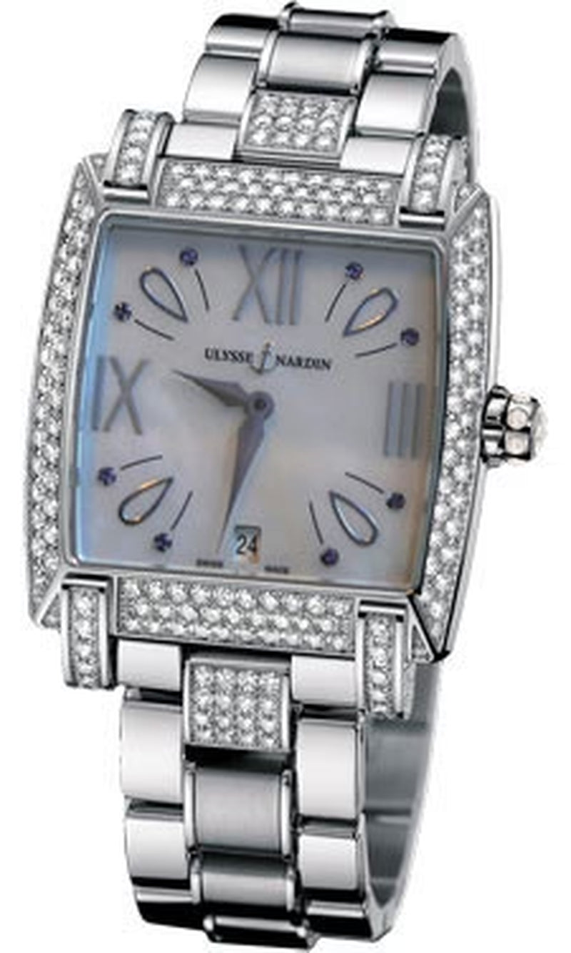 '- Caprice - Stainless Steel - Diamond Bezel - Bracelet