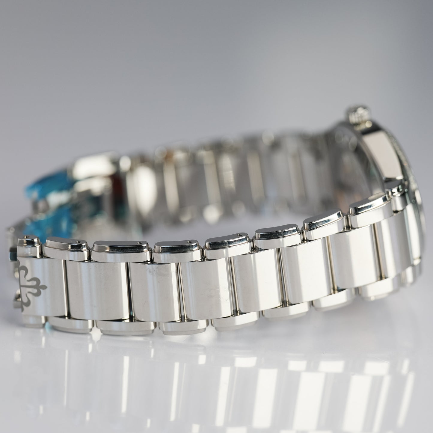 Patek Philippe Twenty~4 36 mm Blue Dial with Diamonds Stainless Steel Bracelet 7300/1200A-001