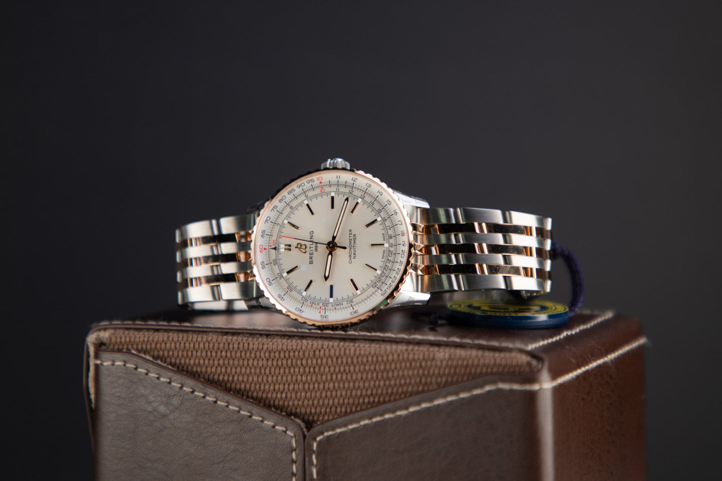 Breitling Navitimer Automatic 41mm White Dial Stainless Steel & 18K Red Gold Bracelet U17329F41G1U1