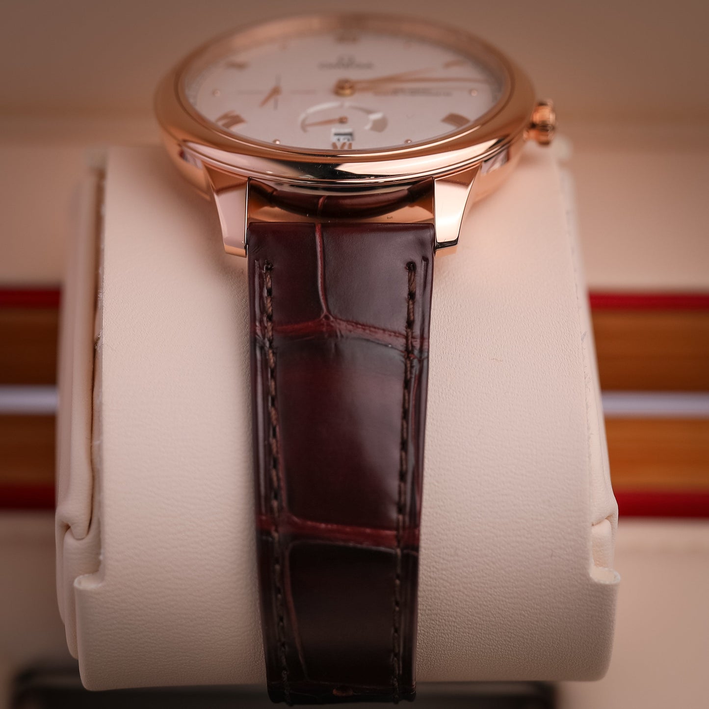 Omega De Ville Prestige 41 mm Silver Dial Sedna™ 18k Rose Gold Strap 434.53.41.21.02.001