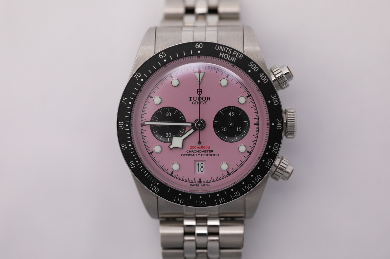 Tudor Black Bay Pink Dial Chrono 79360N