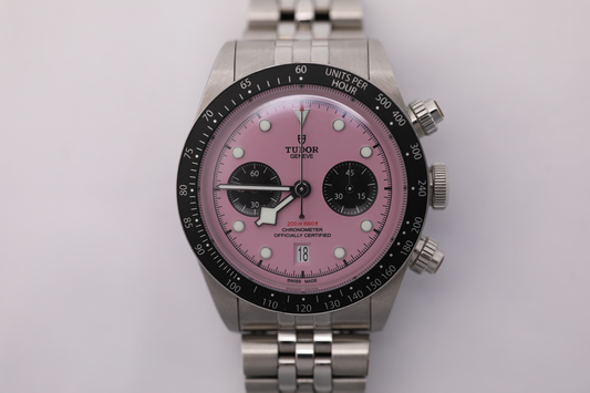 Tudor Black Bay Pink Dial Chrono 79360N