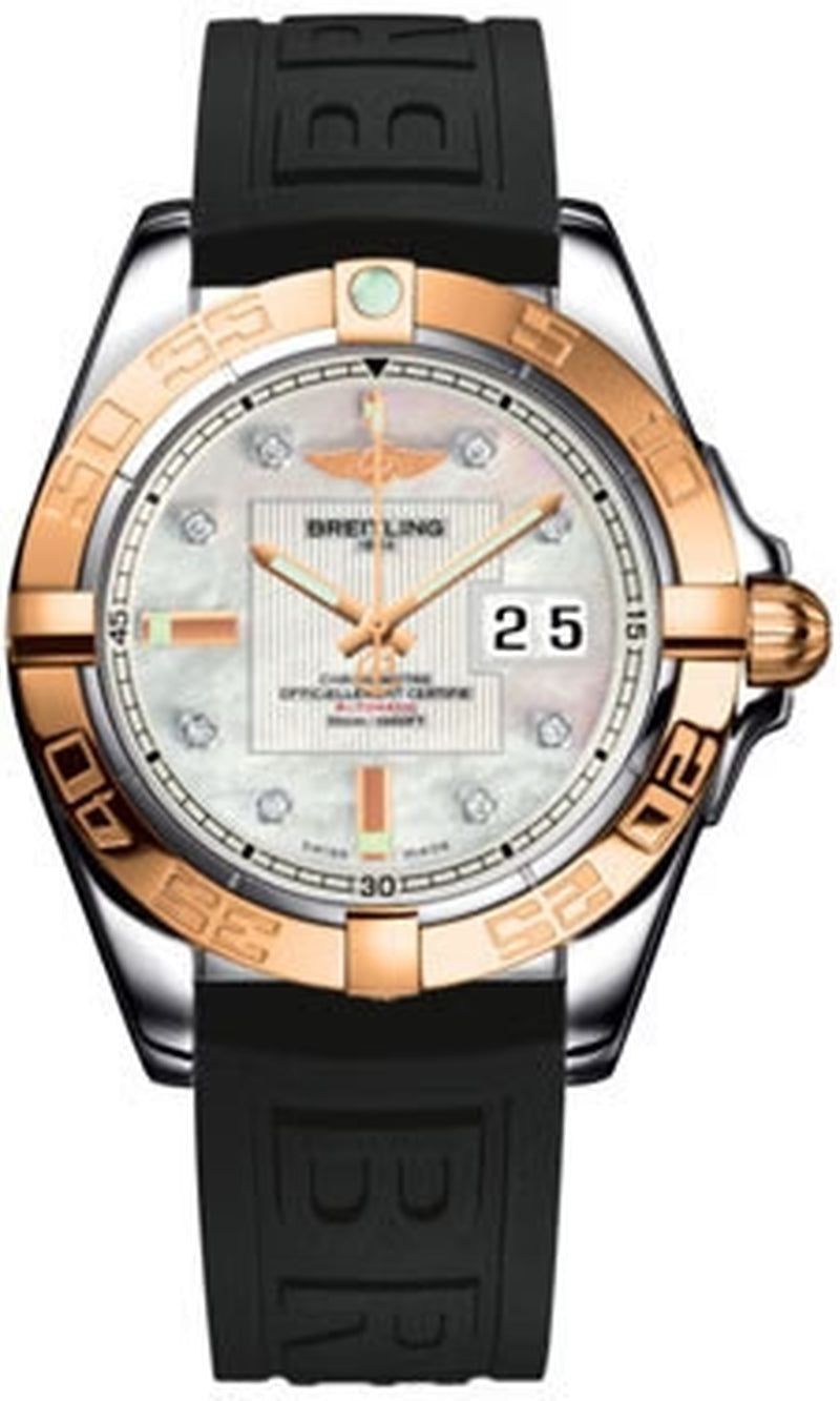 '- Galactic 41 Steel-Rose Gold - Diver Pro III Strap