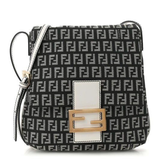 Zucchino Tube Messenger Bag Black White