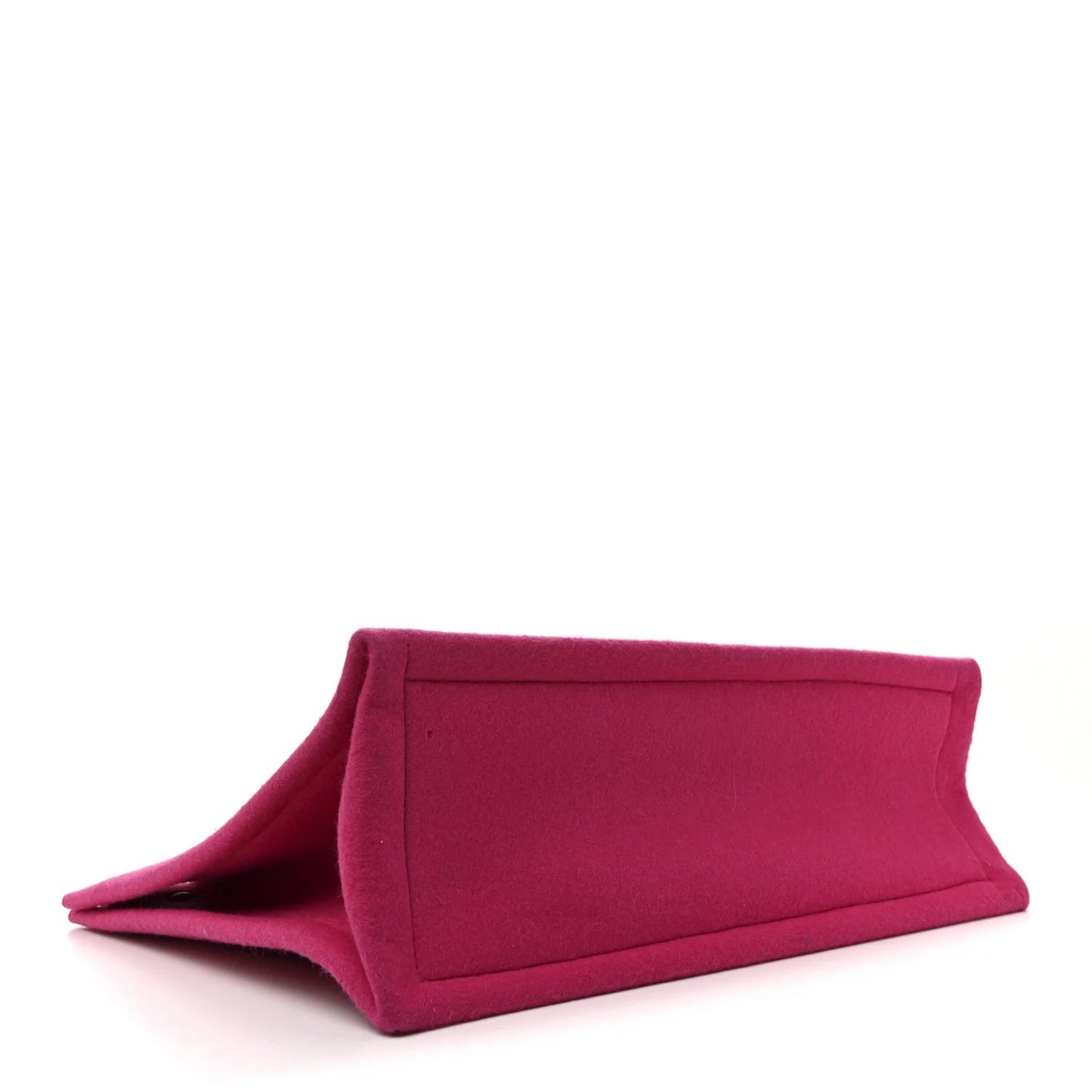 Wool Rive Gauche Tote Fuchsia
