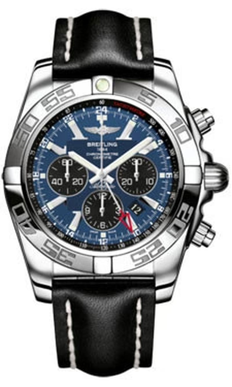 '- Chronomat GMT Leather Strap