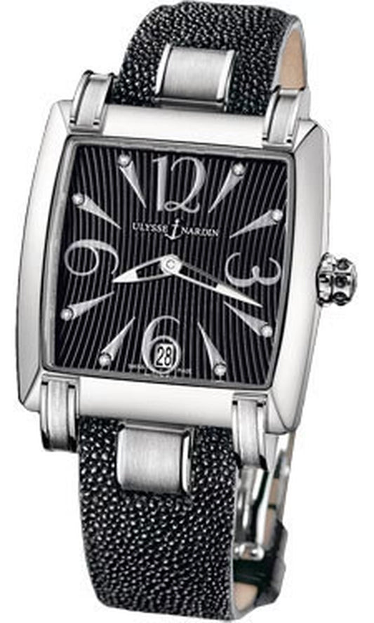 '- Caprice - Stainless Steel - Leather Strap