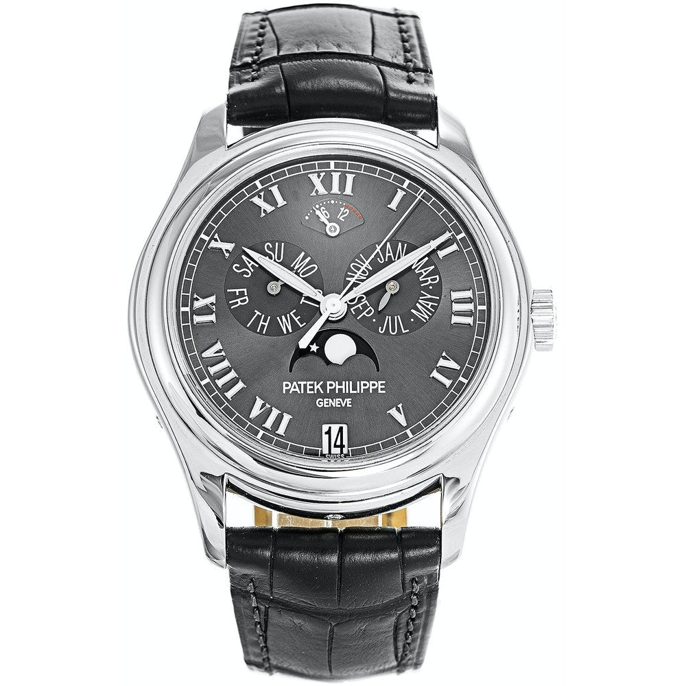 Patek Philippe Annual Calendar Complications 37mm Grey Dial Platinum 5056P-001