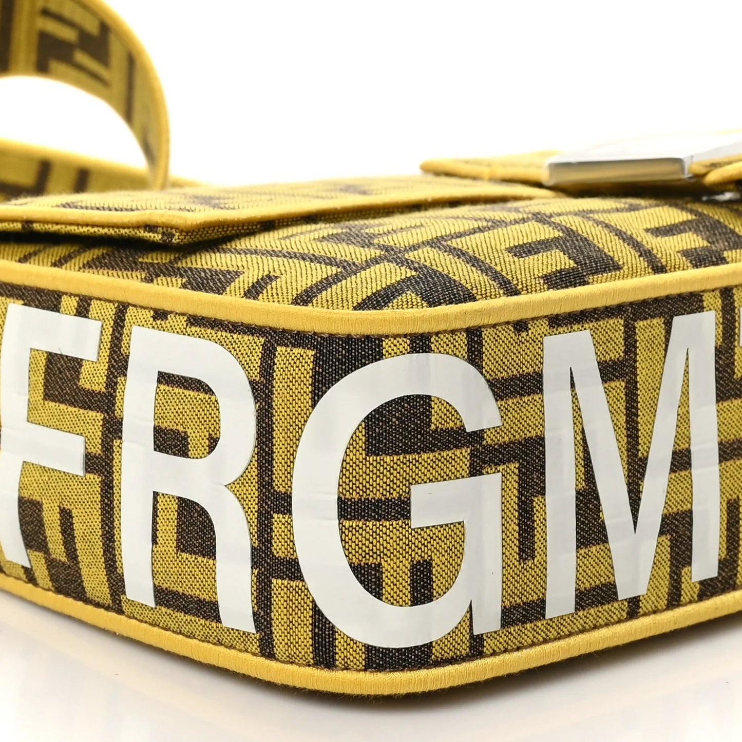 X FRGMT Woven Fabric Jacquard FF Embroidered Baguette Mimosa