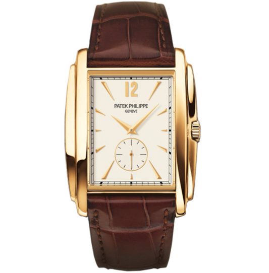 Patek Philippe 5124J-001 Gondolo 33.4mm x 43mm Silver Dial Yellow Gold