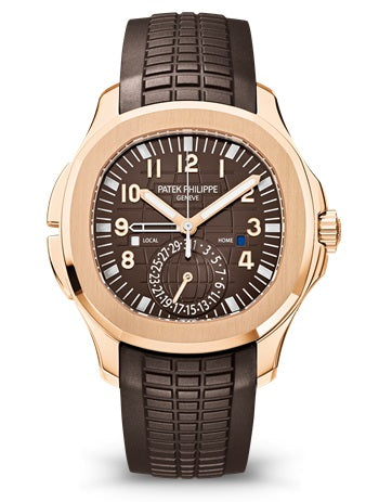 Patek Philippe Aquanaut Travel Time 5164R-001 Rose Gold 40.8mm Dual Time Automatic