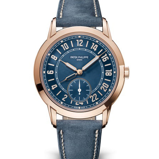 Patek Philippe Calatrava Travel Time 42mm Blue Dial 5224R