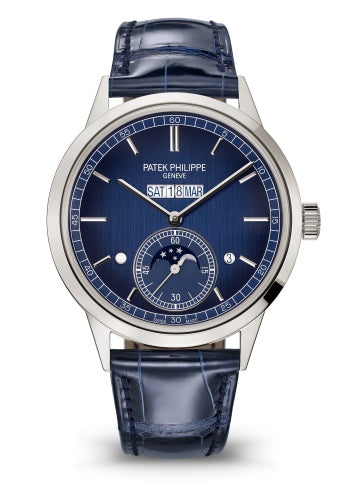 Patek Philippe 5236P-001 Platinum In-Line Perpetual Calendar with Blue Dial