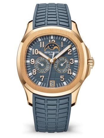 Patek Philippe Aquanaut Luce Annual Calendar Rose Gold Blue-Gray Dial 39.9mm 5261R-001