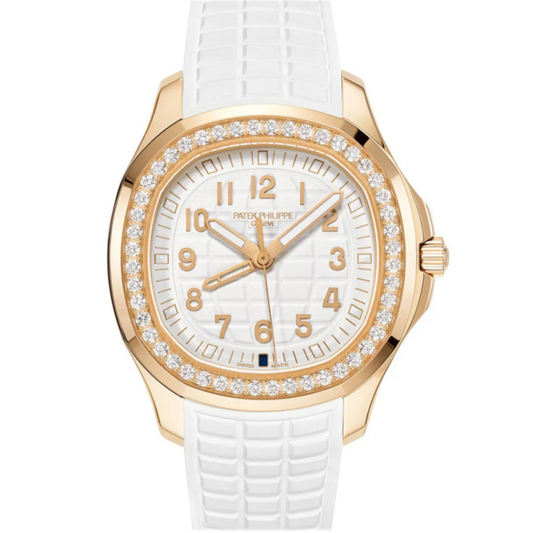 Patek Philippe 5269/200R-001 Aquanaut 38.8mm Matte White Dial Rose Gold
