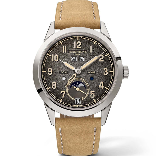 Patek Philippe Complications Annual Calendar Travel Time 41mm 5326g-001 Charcoal Grey Dial