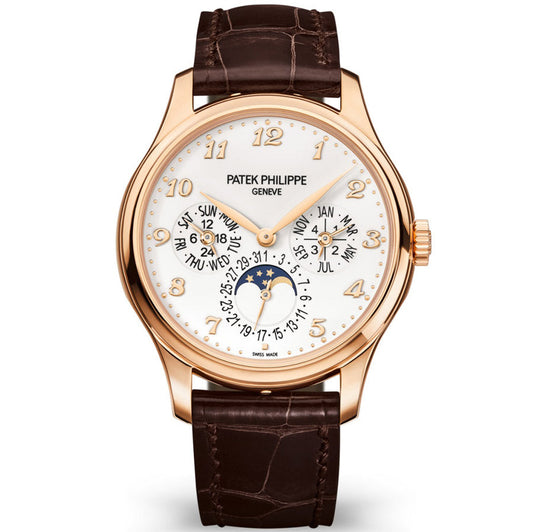 Patek Philippe Extra-Thin Grand Complications Perpetual Calendar Moon Phase 39mm 5327R Ivory Dial