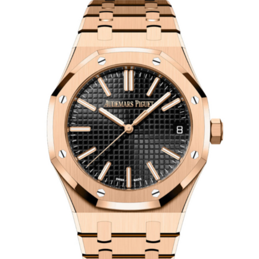 Audemars Piguet Royal Oak 41mm Black Dial Pink Gold 15510OR.OO.1320OR.02