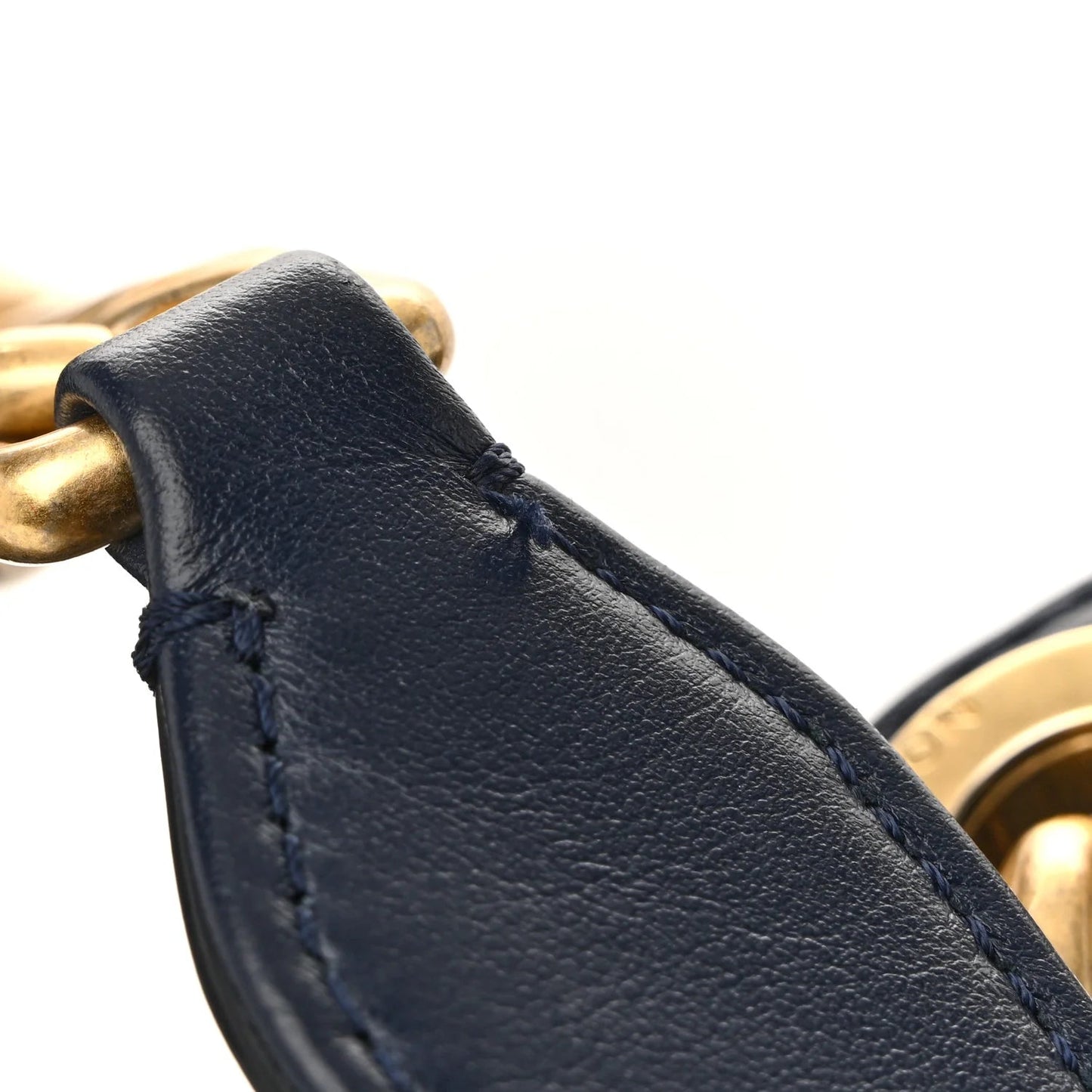 Washed Denim Quilted Maxi Trendy Pockets Hobo Dark Blue