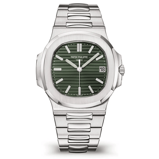 Patek Philippe 5711/1A-014 Nautilus 40mm Olive Green Dial Stainless Steel